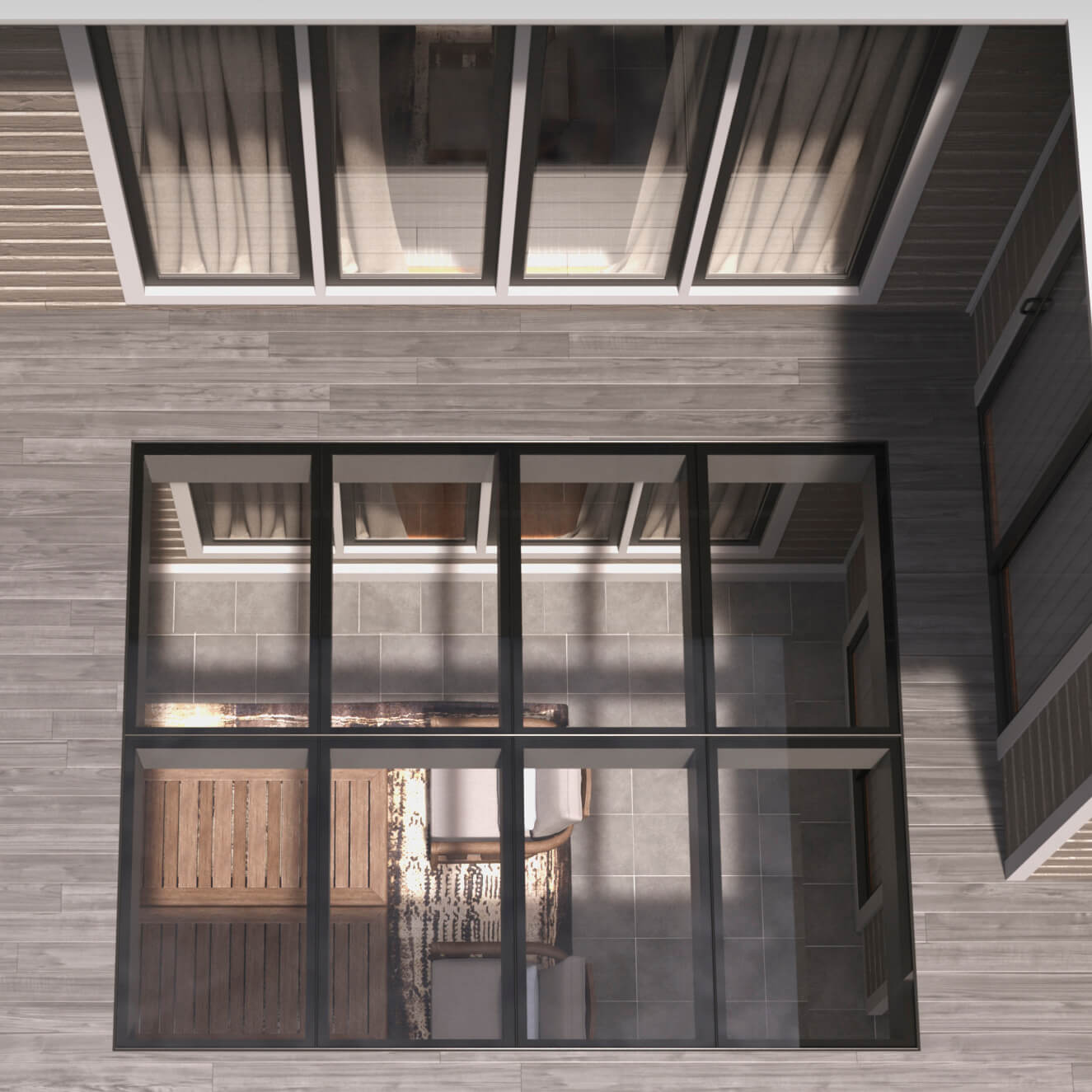 Glass Flooring Panel Rectangular - 96 x 128