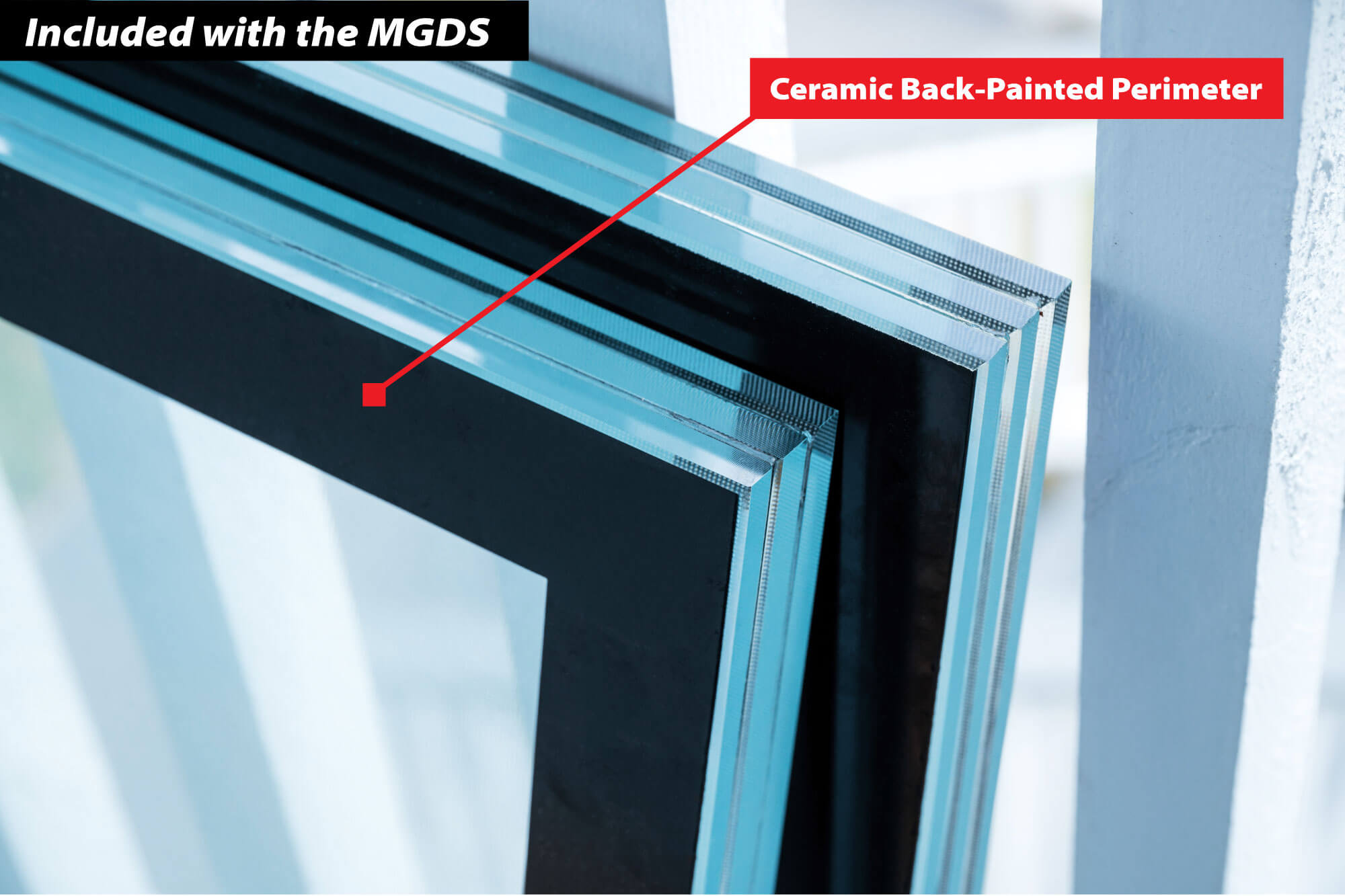 Glass Flooring Panel Rectangular - 32 x 96