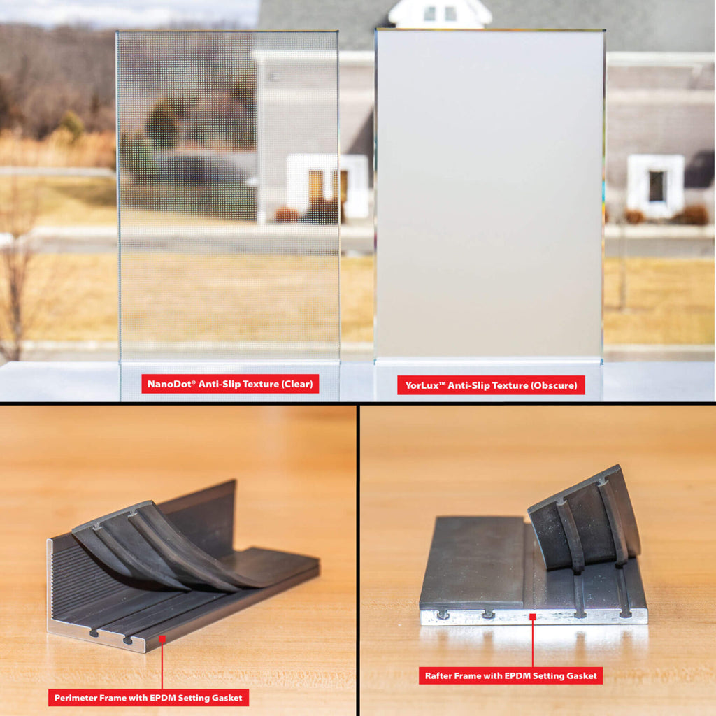 Modular Glass Deck System Sample Kit