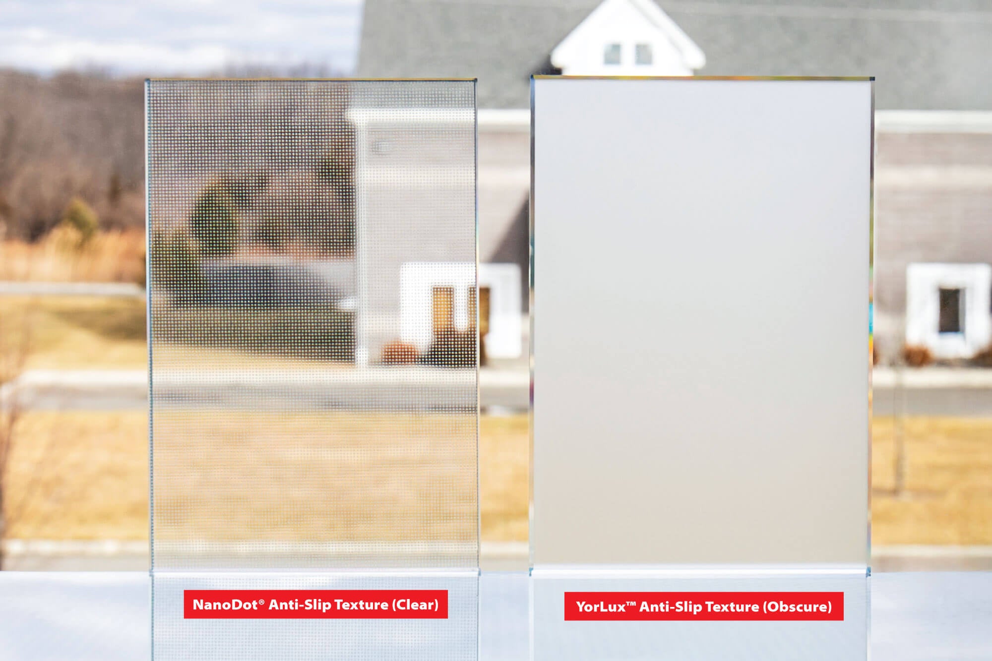 Modular Glass Deck System Sample Kit