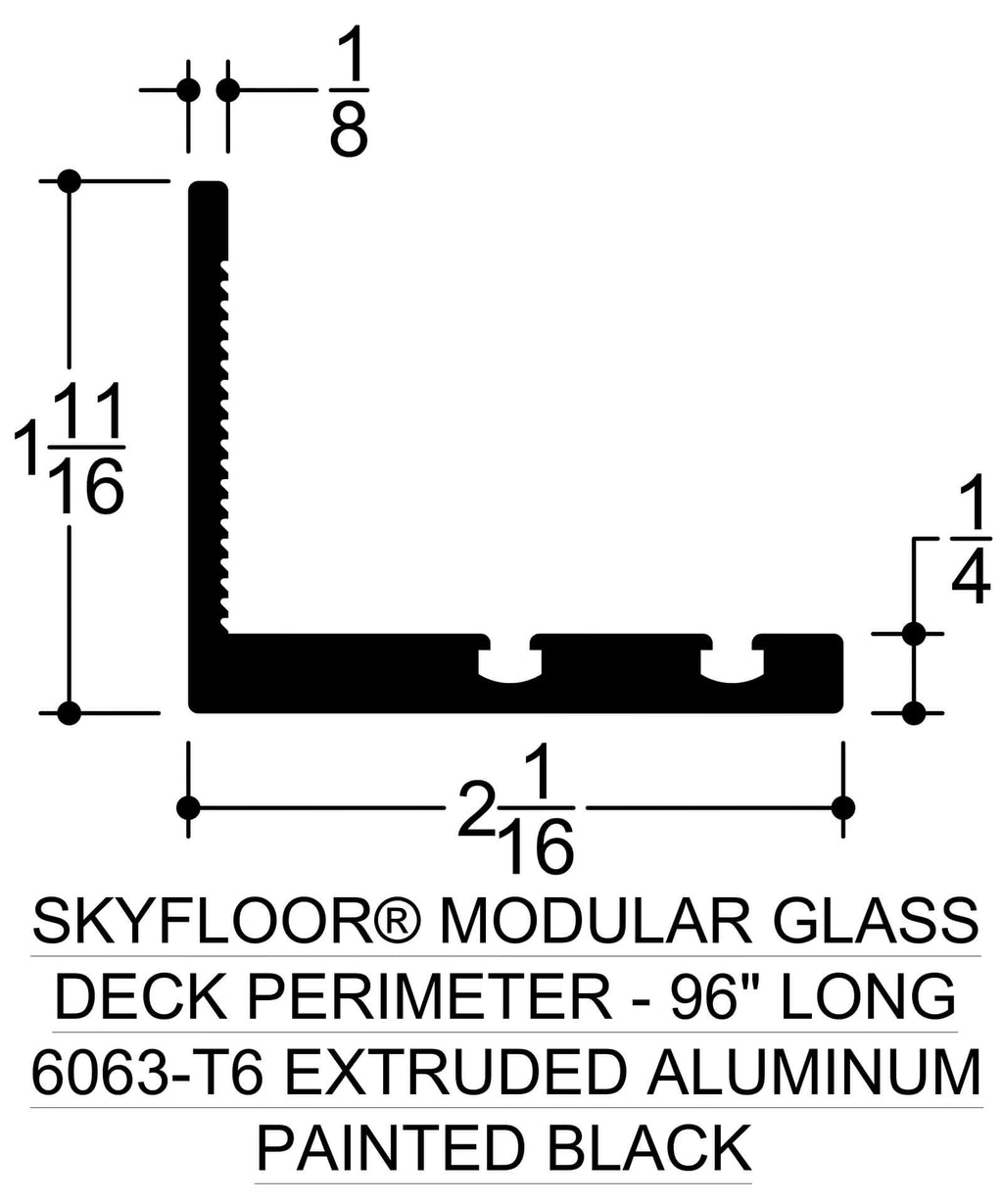 Modular Glass Deck System Sample Kit