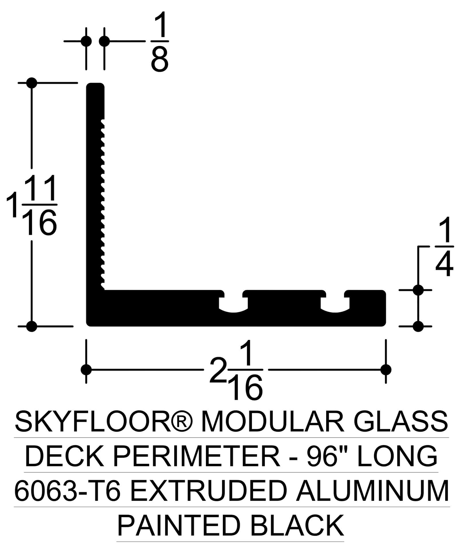 Modular Glass Deck System Sample Kit