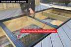 Glass Flooring Panel Rectangular - 32 x 96